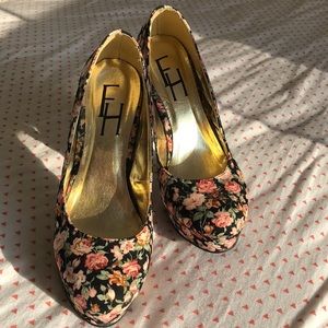 FH floral heels